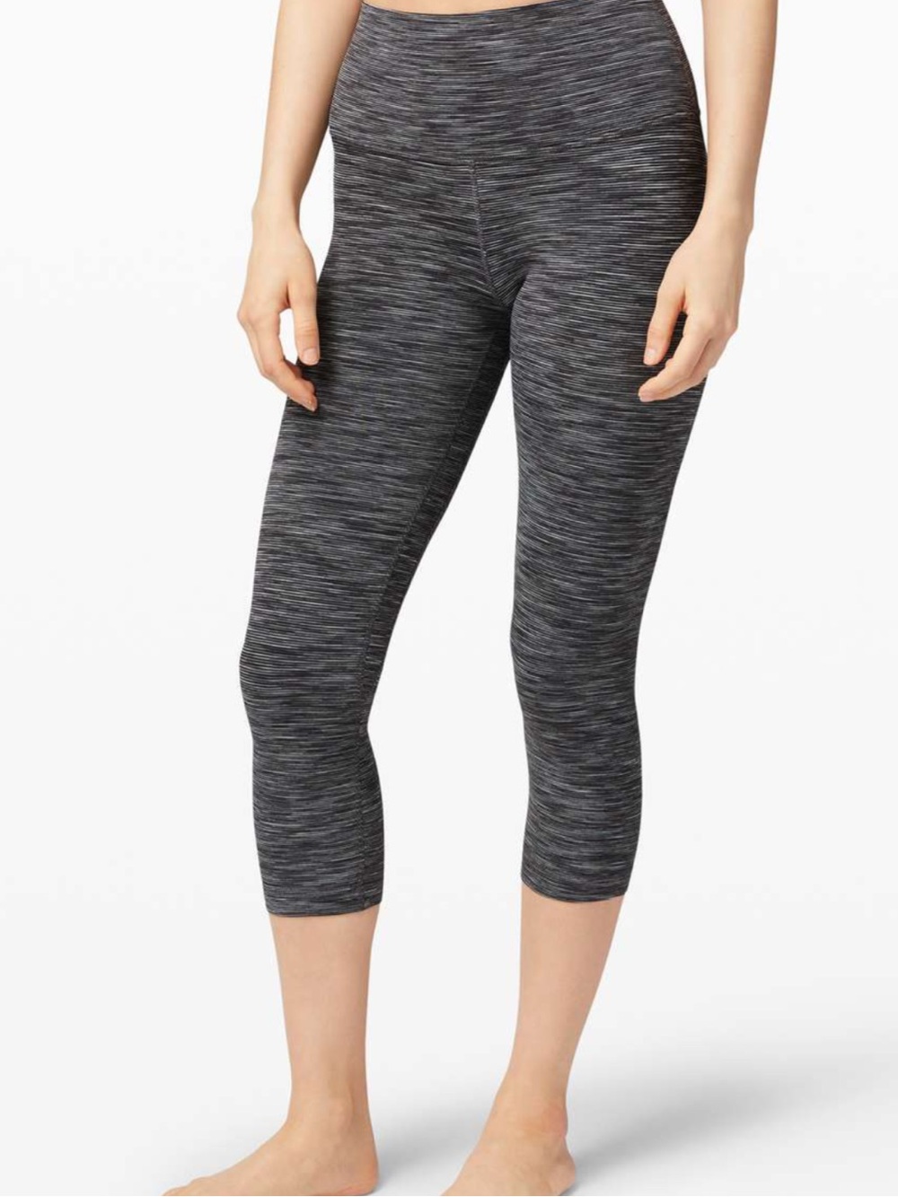 #010 Lululemon Wee Are From Space High Rise Leggings Dark Carbon Size 6